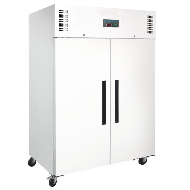 Polar Armoire réfrigérée positive -2/5°C 1200L 2P blanc